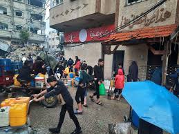 بی آبی در غزه